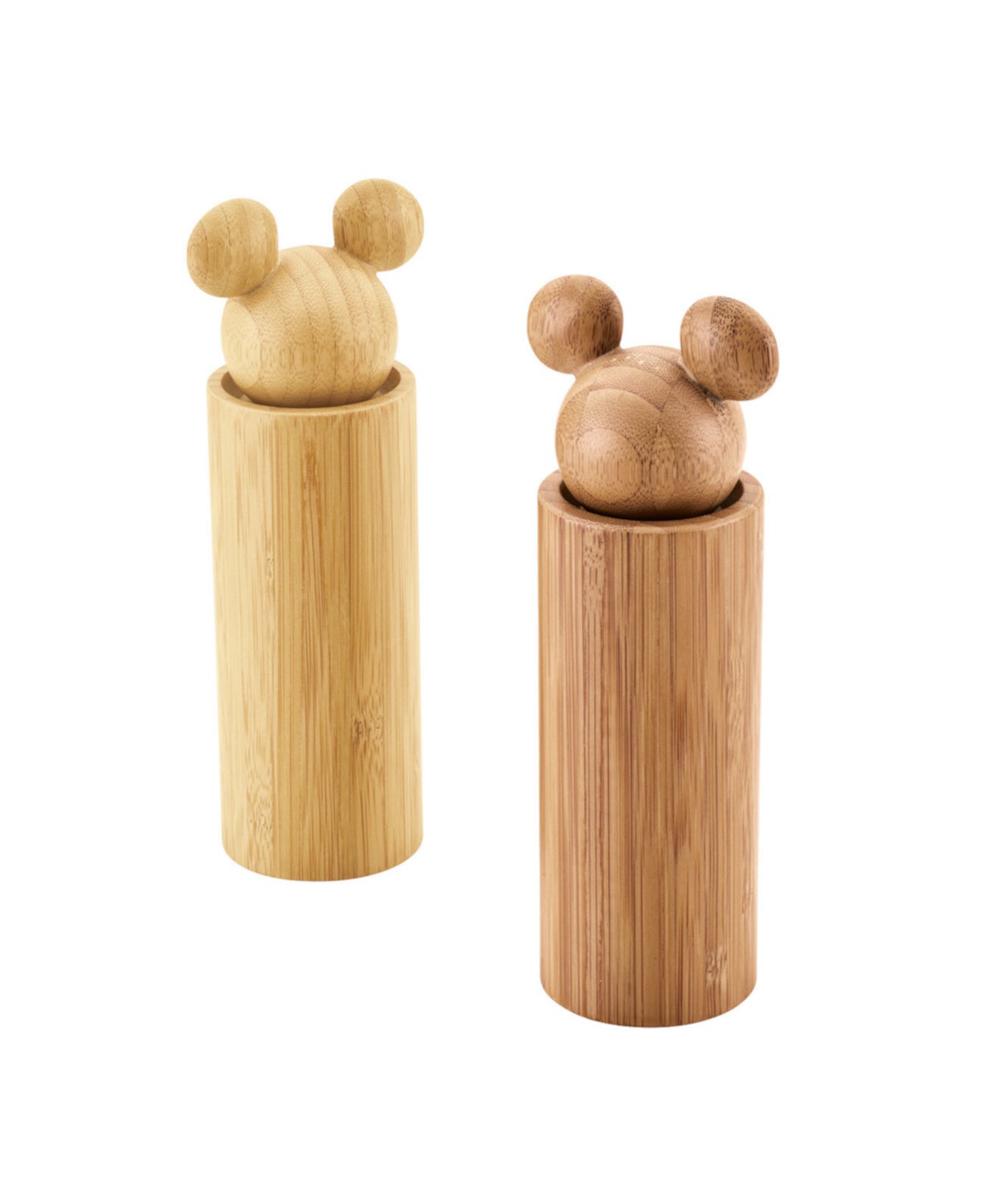 Monochrome Bamboo Salt and Pepper Grinders Disney