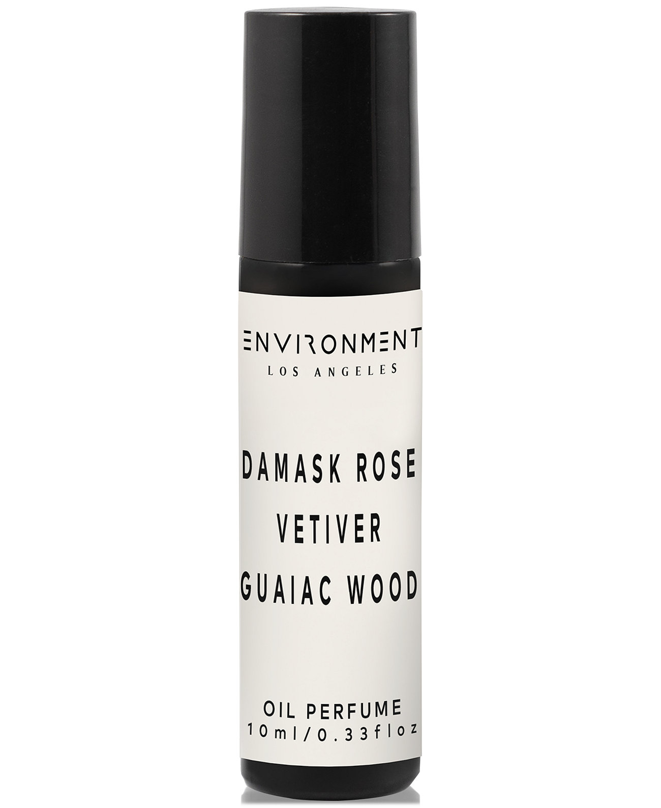 Damask Rose, Vetiver & Guaiac Wood Roll-On Oil Perfume (Inspired by 5-Star Luxury Hotels), 0.33 oz. ENVIRONMENT
