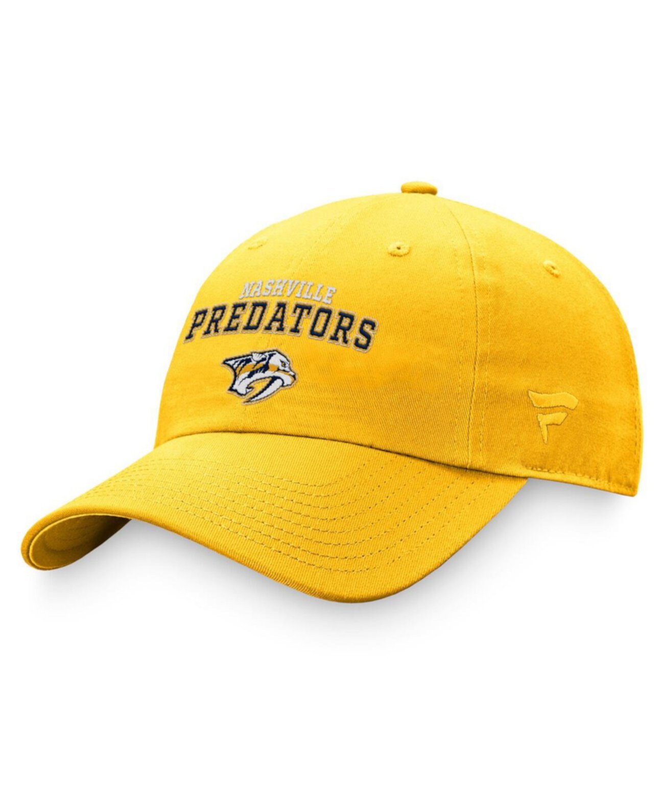 Женская регулируемая кепка золотистого цвета с логотипом Nashville Predators Fanatics