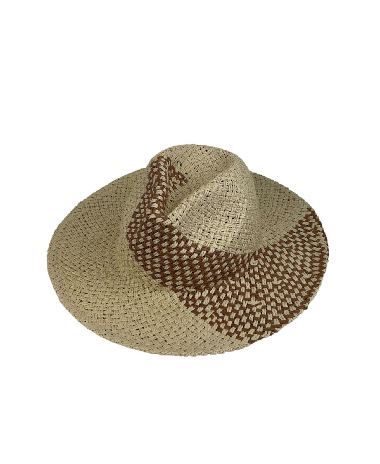 Women's Straw Panama Hat with Color Detail Marcus Adler