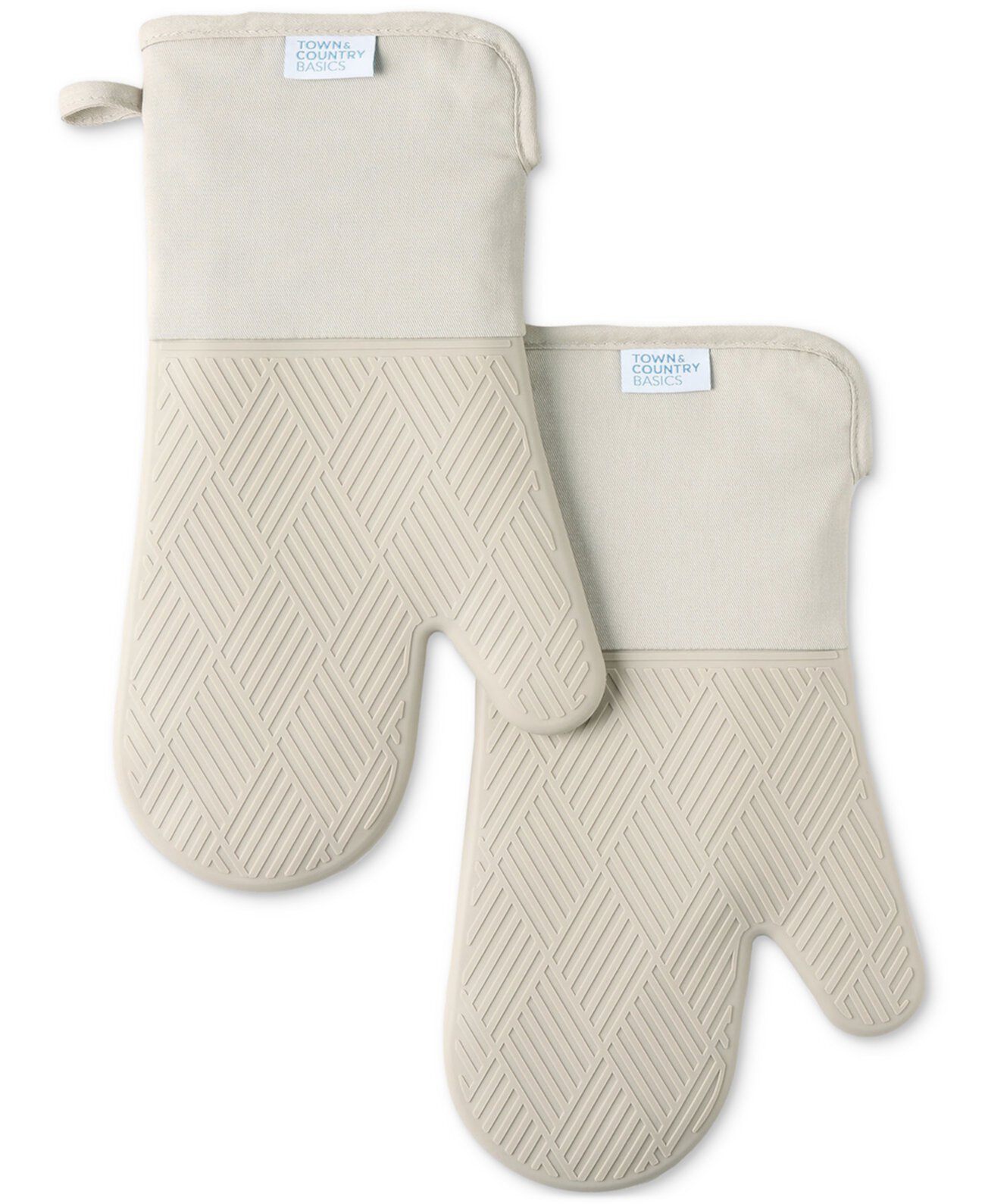 Basics Silicone Basketweave Oven Mitts, Set of 2 Town & Country Living