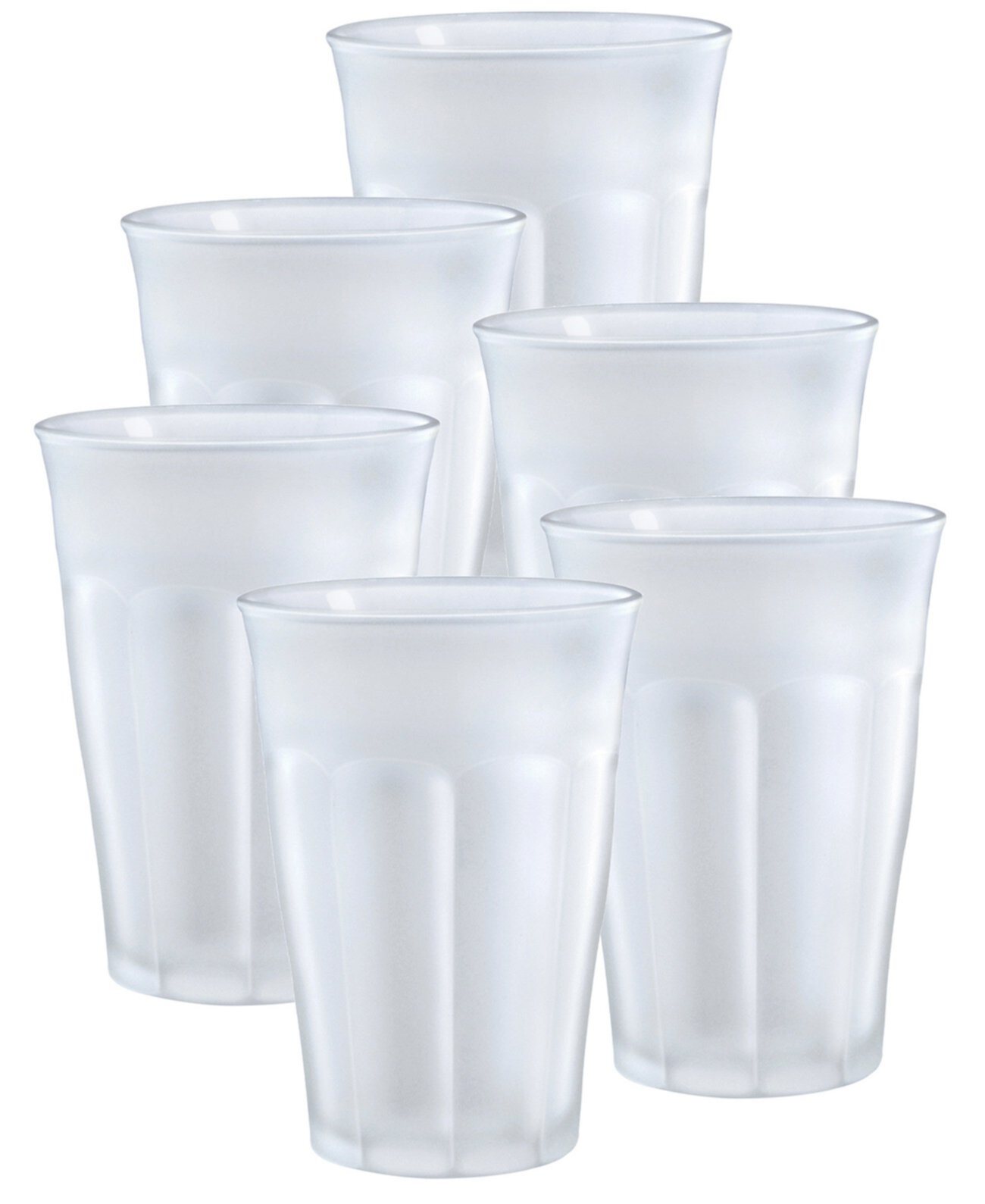 Picardie Frosted Tumbler - 12 1/8 Oz. - Set Of 6 Duralex