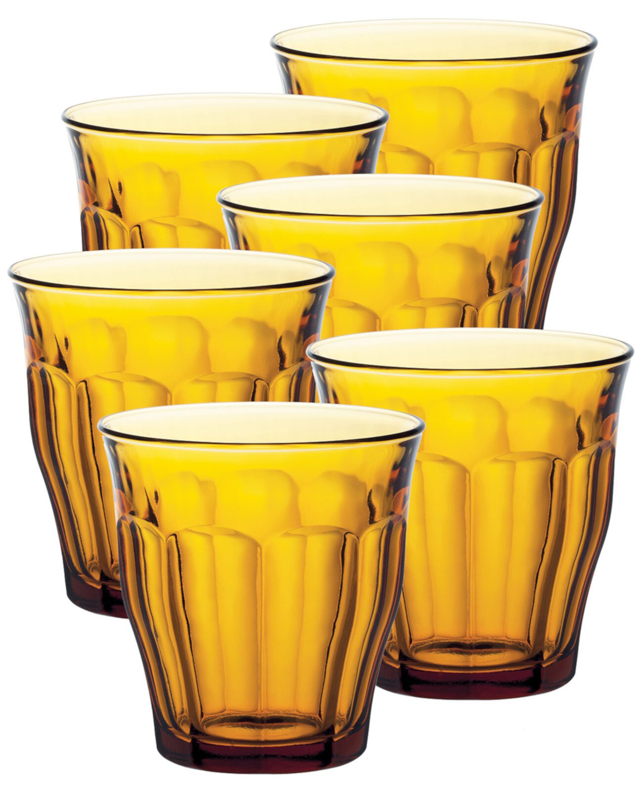 Picardie Amber Tumbler - 8 3/8 Oz. - Set Of 6 Duralex