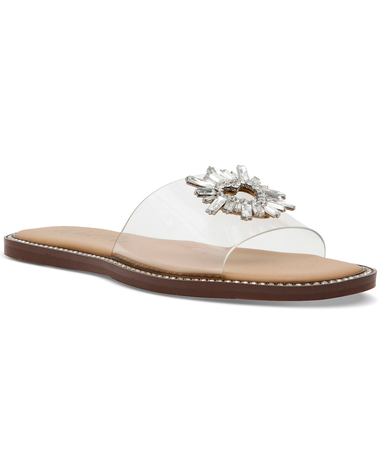 Caprie Vinyl Flat Sandals, Created for Macy's Wild Pair