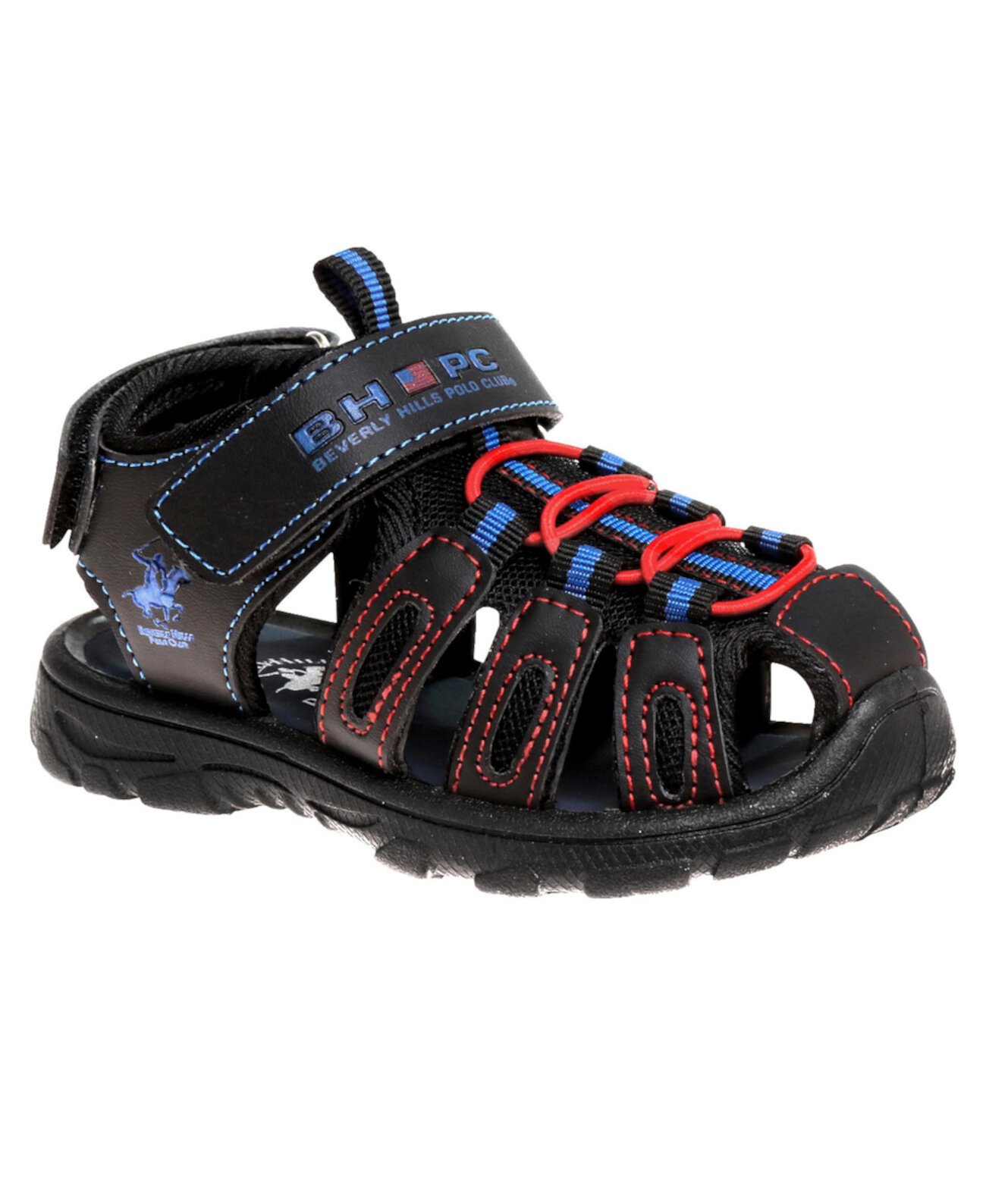 Little Kids Hook and Loop Sport Sandals Beverly Hills Polo