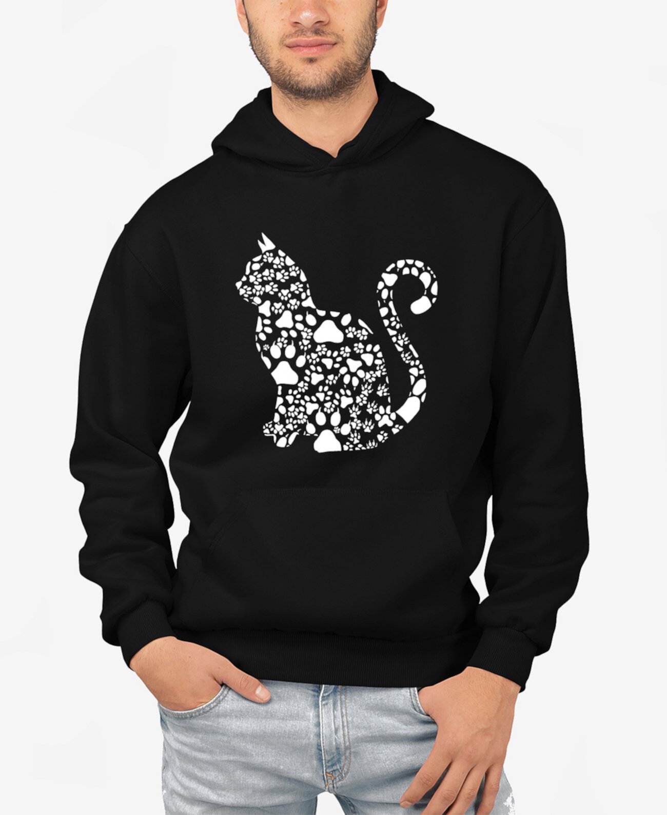 Cat Claws - Men's Word Art Hooded Sweatshirt LA Pop Art