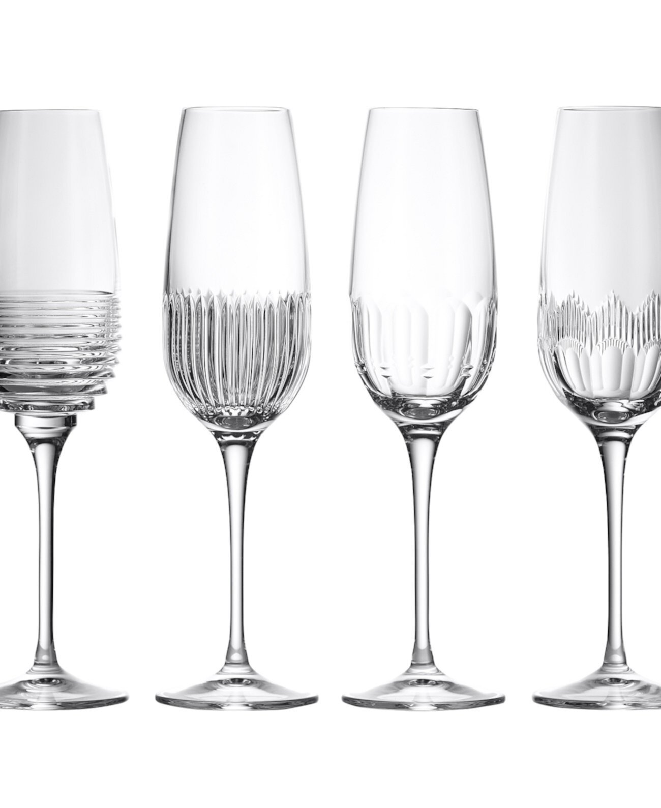 Mixology Flute 11oz, Mixed Set of 4 Waterford