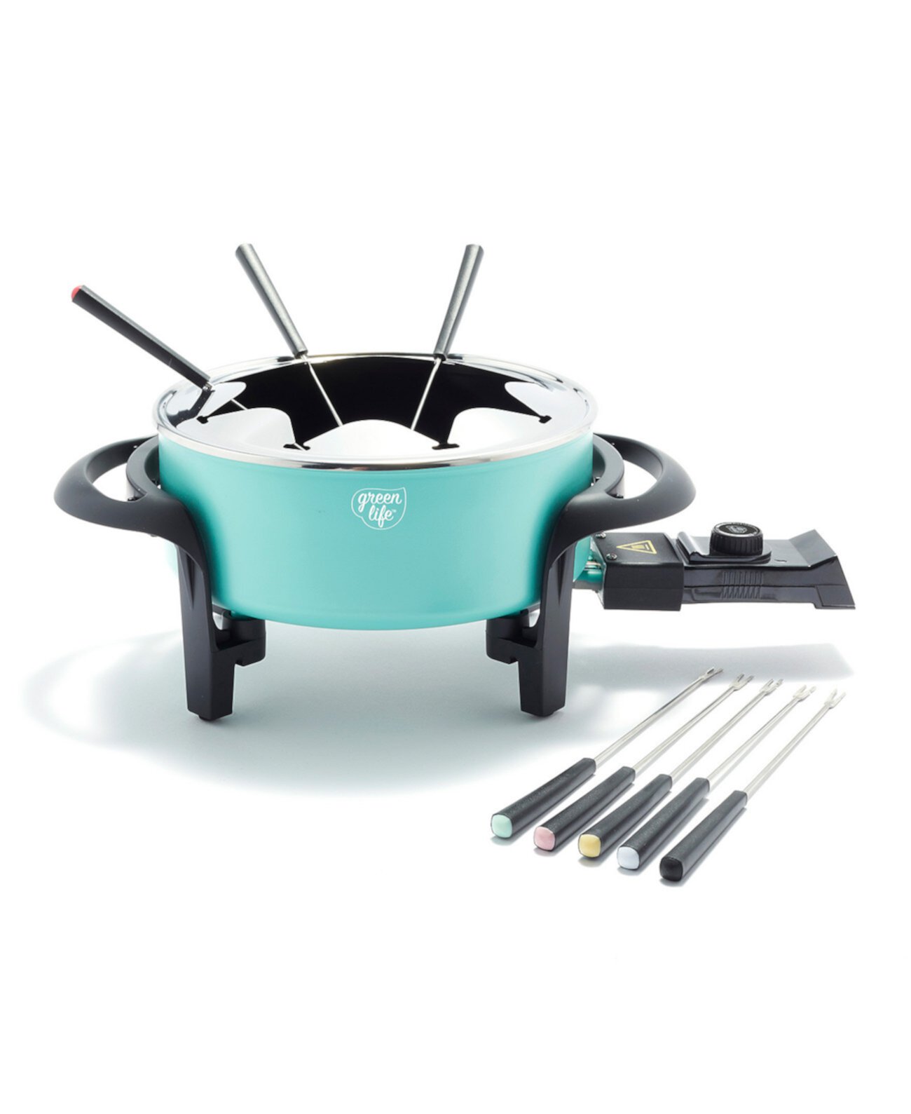 Healthy Ceramic Nonstick Fondue Party Set GreenLife