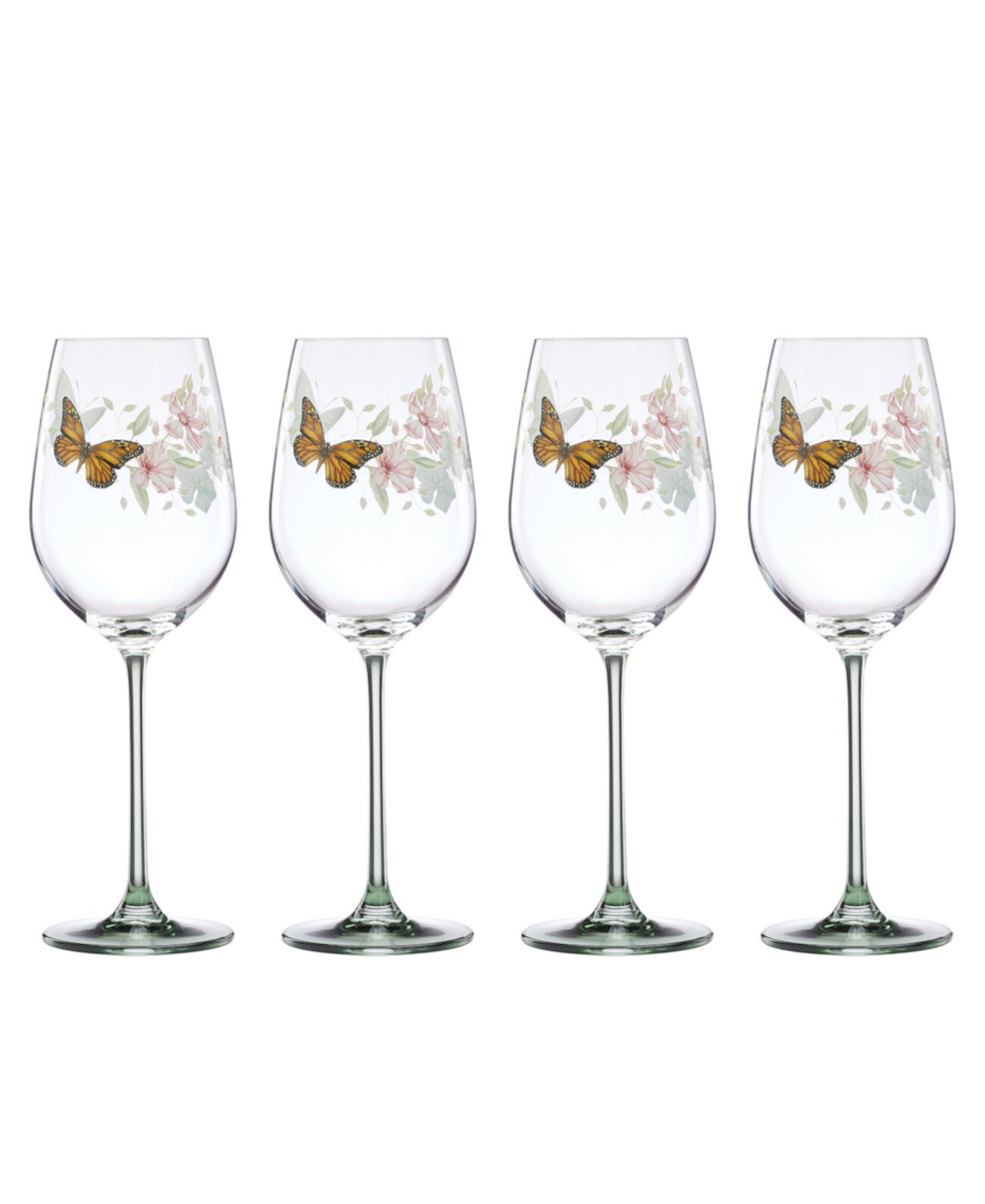 Butterfly Meadow Wine Glasses, Set of 4 Lenox