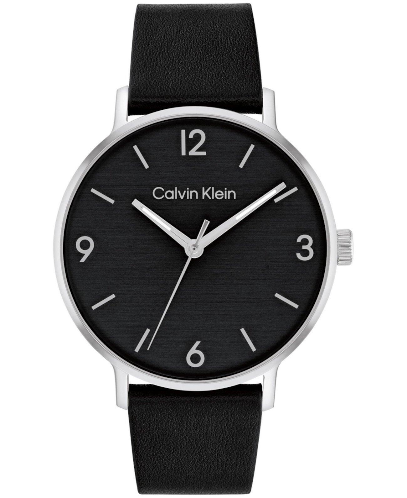 Смарт часы Calvin Klein Мужские Современные Черные Кожаные 42mm Calvin Klein