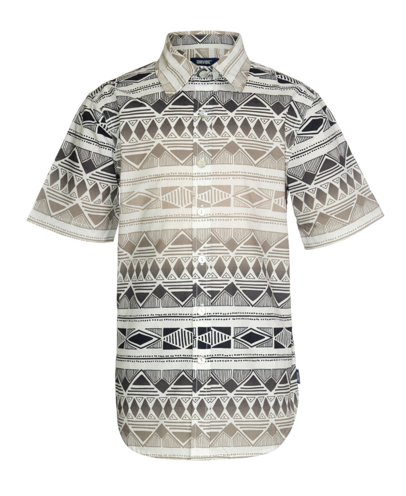 Big Boys Watkins Print Woven Shirt Univibe