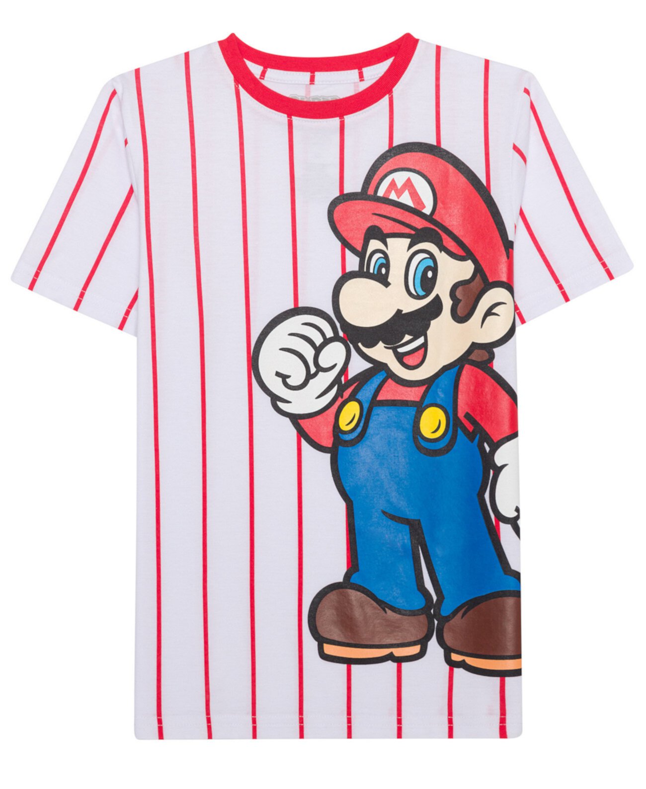 Big Boys Grpahic Print T-Shirt Mario Bros . 