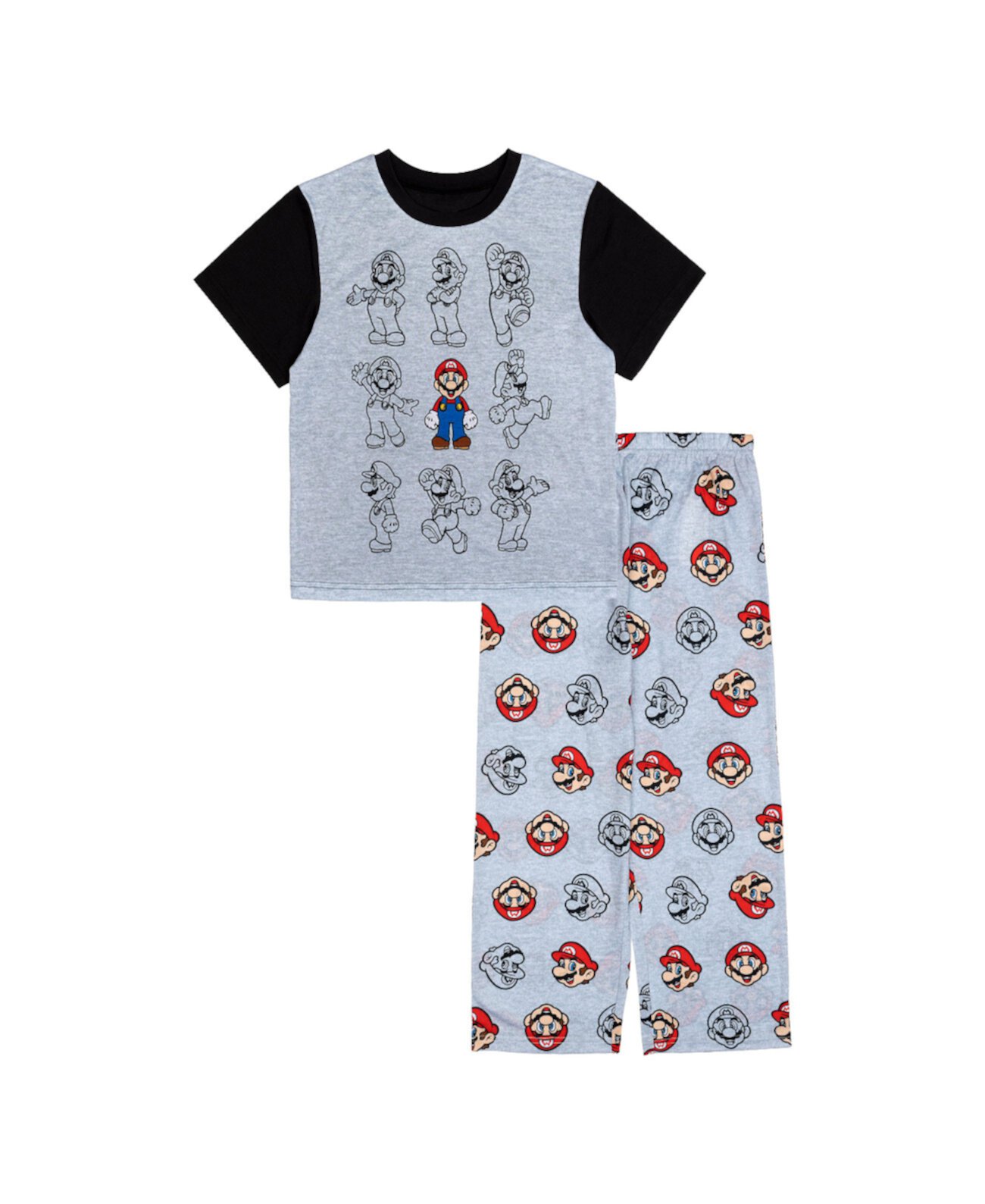 Big Boys Poly Pajama Set, 2 Pc Nintendo