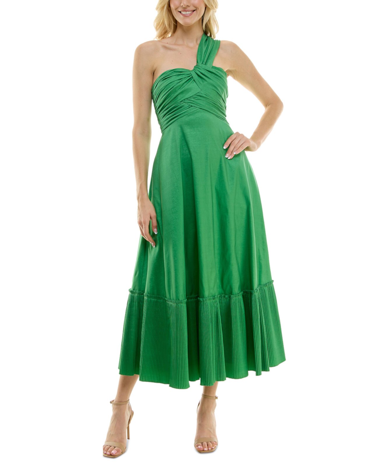 Women's Ruched One-Shoulder Gown Taylor