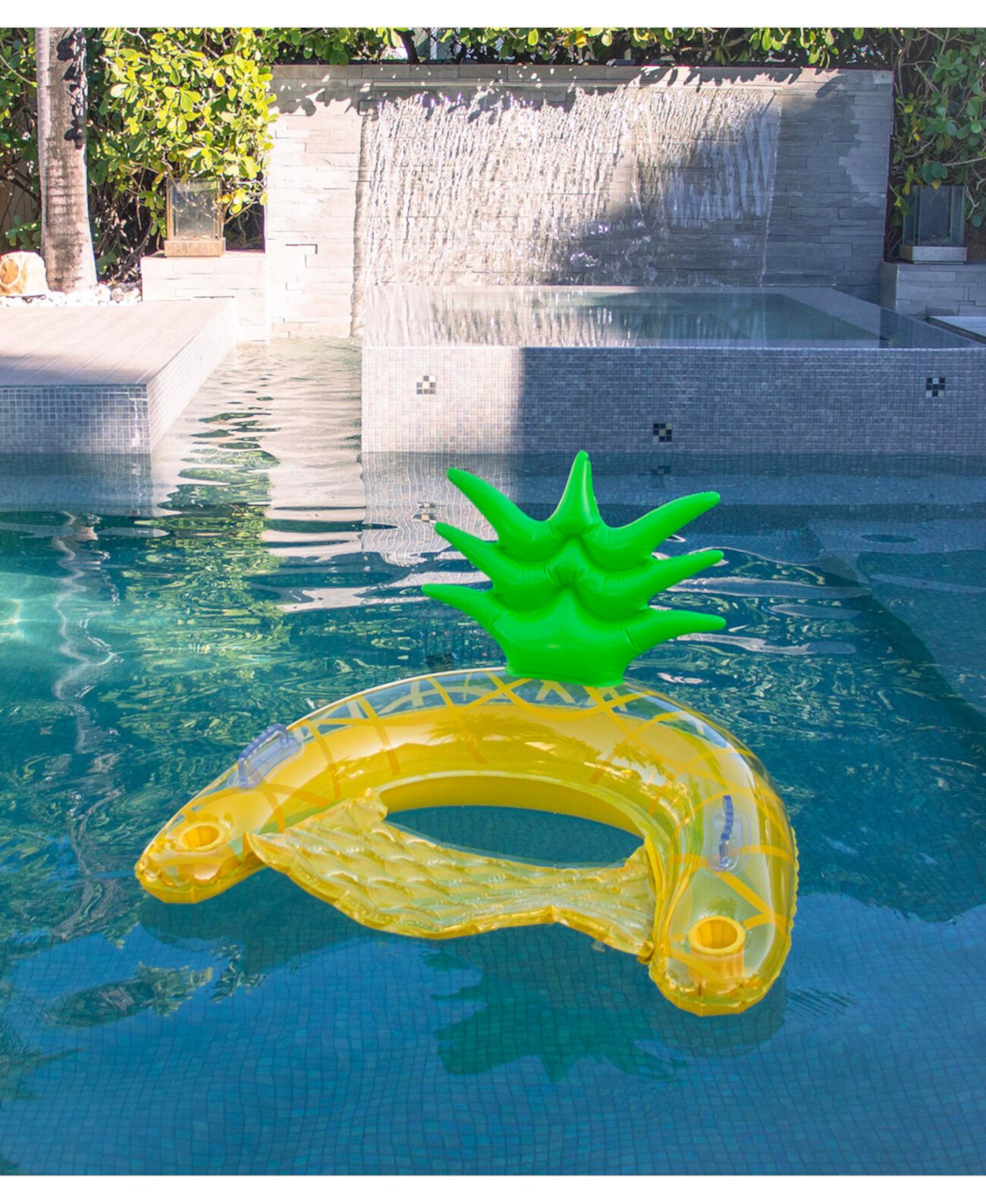Resort Collection Jumbo Pineapple Sun Chair with Backrest POOLCANDY