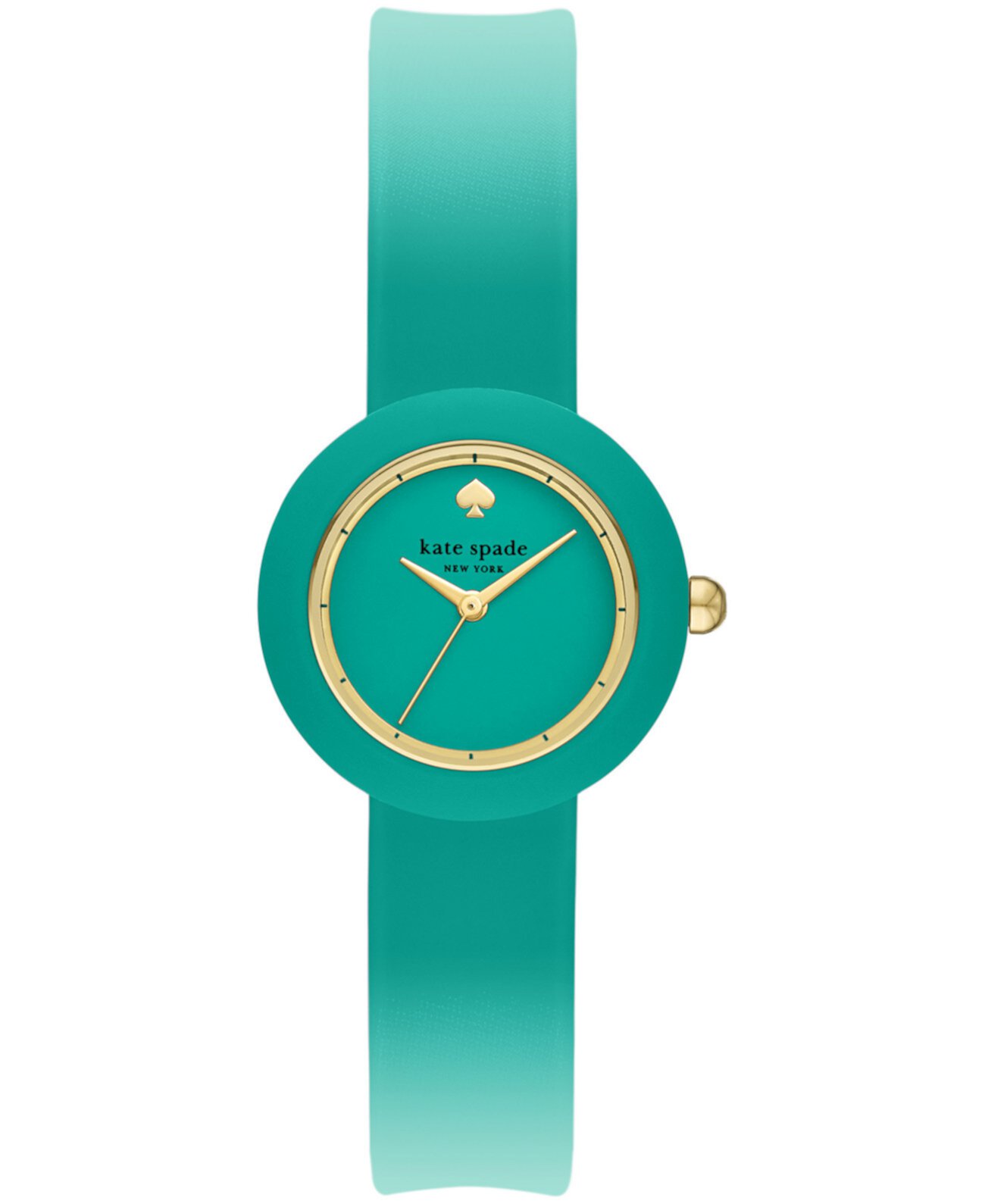 Women's Mini Park Row Blue Silicone Watch 28mm Kate Spade New York