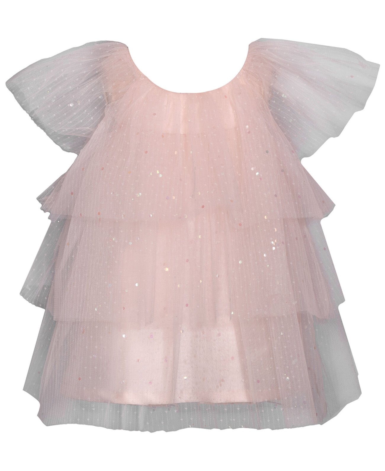 Сарафан Bonnie Baby Для девочек Three Tiered Spangled Tulle Dress Bonnie Baby