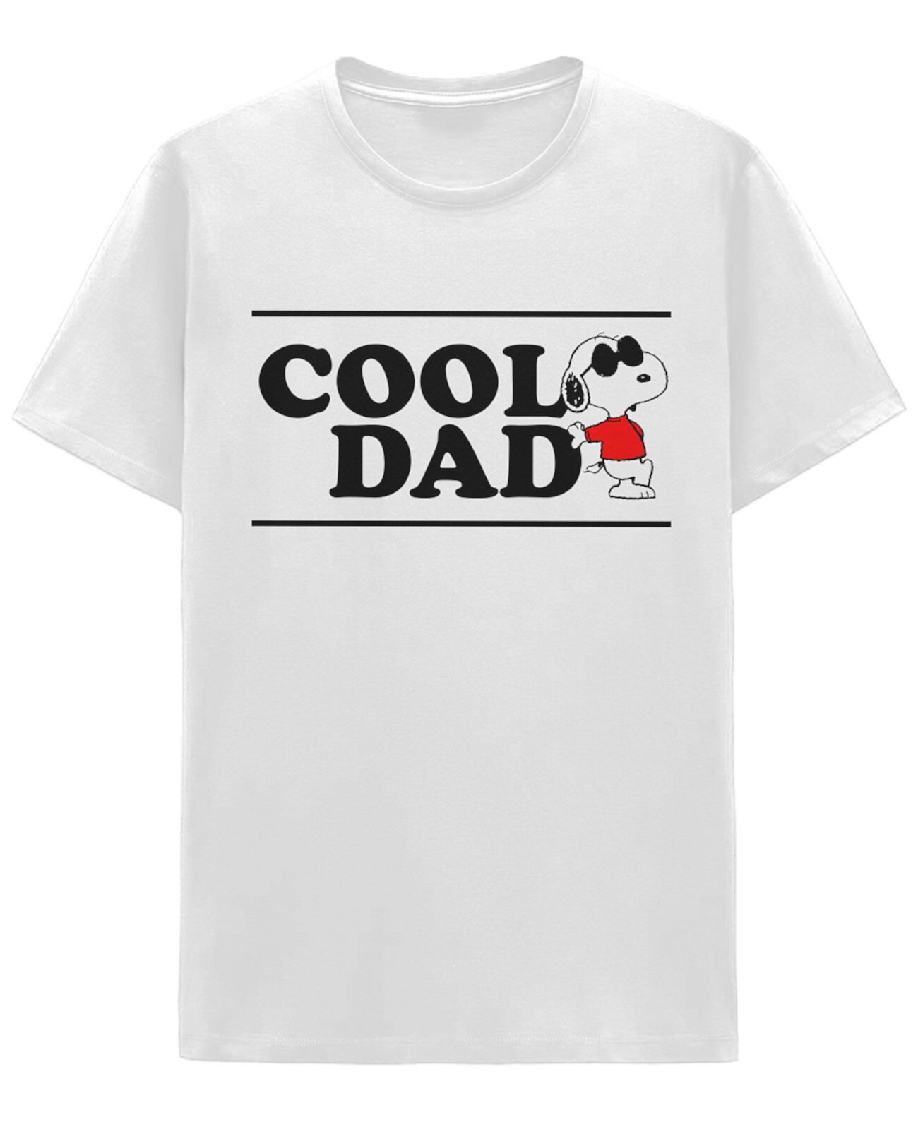 Men's Peanuts Dad Short Sleeves T-shirt Hybrid