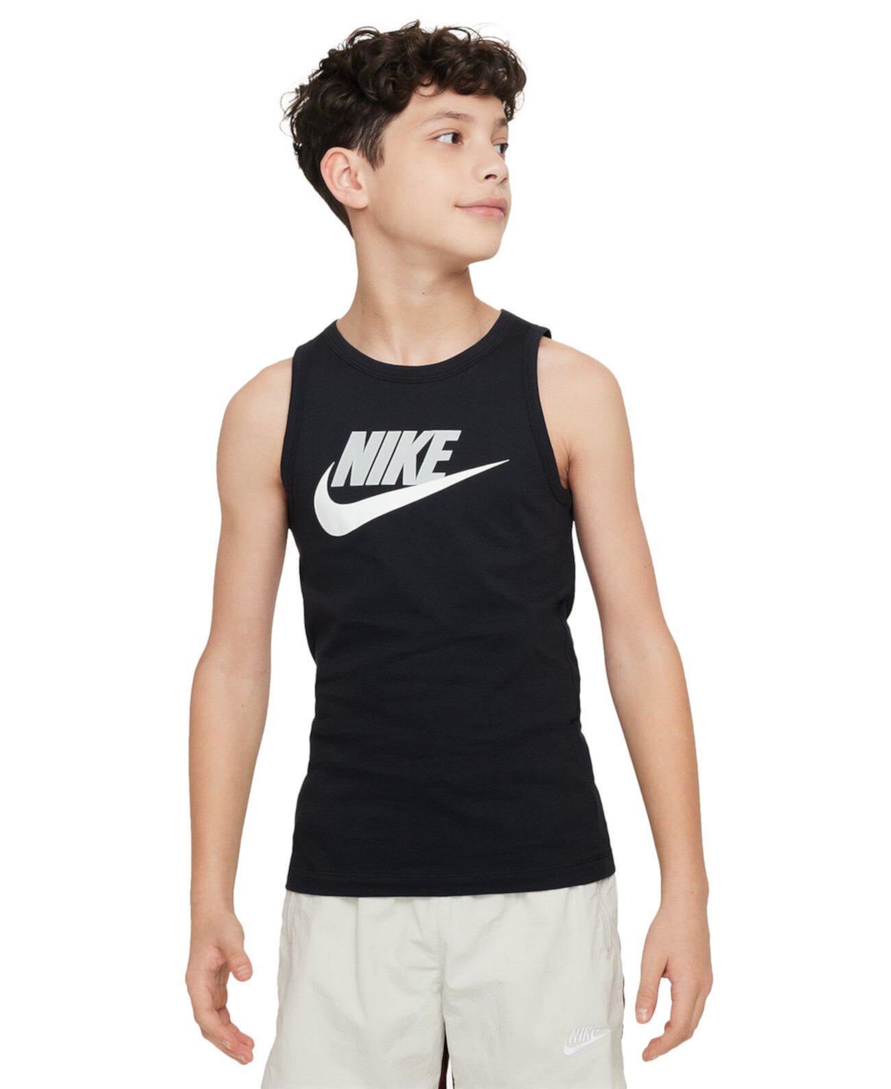 Футболка Nike Для мальчиков Sportswear Essential Cotton Tank Top Nike