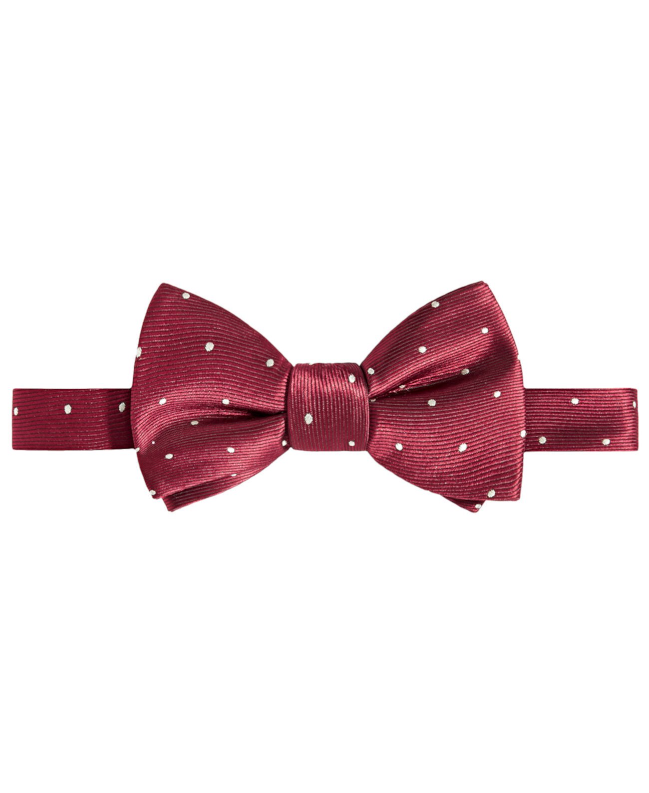 Men's Crimson & Cream Dot Bow Tie Tayion Collection