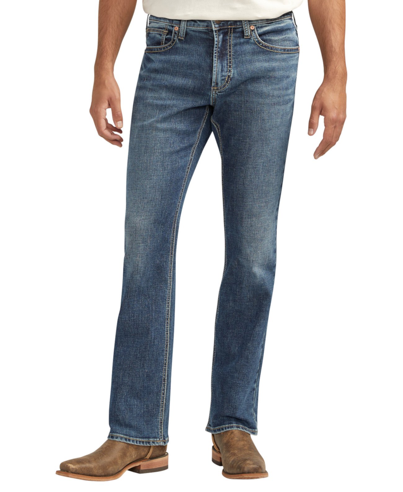 Мужские Джинсы bootcut Silver Jeans Co. Jace Slim Fit Silver Jeans Co.