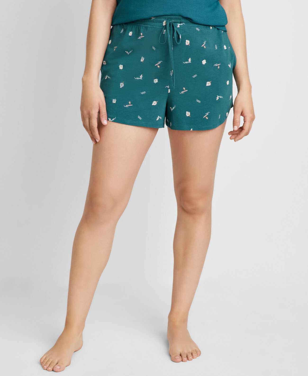 Women's Printed Knit Sleep Shorts XS-3X, Created for Macy's State of Day