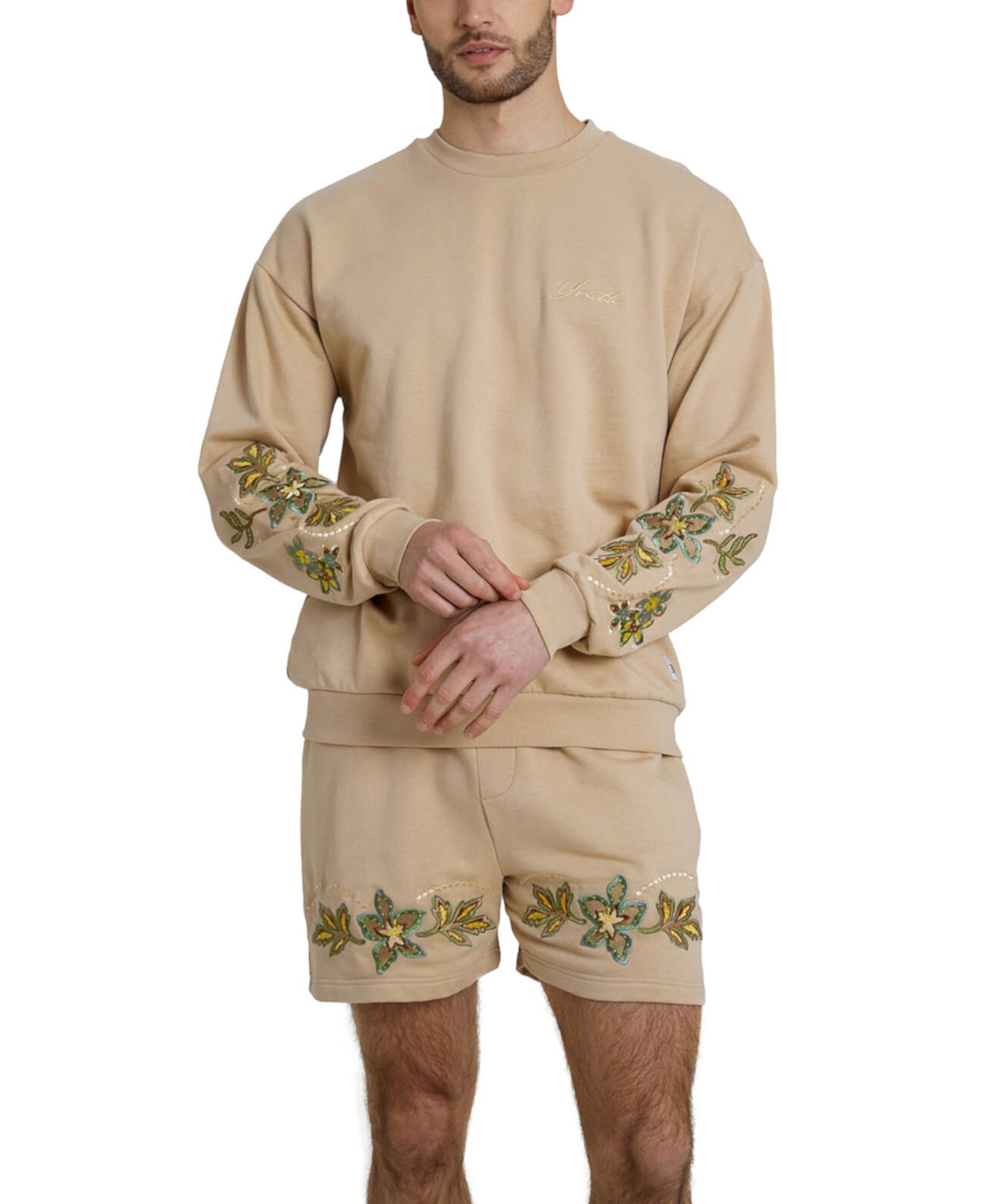 Men's Floral Jersey Sweatshirt NATIVE YOUTH