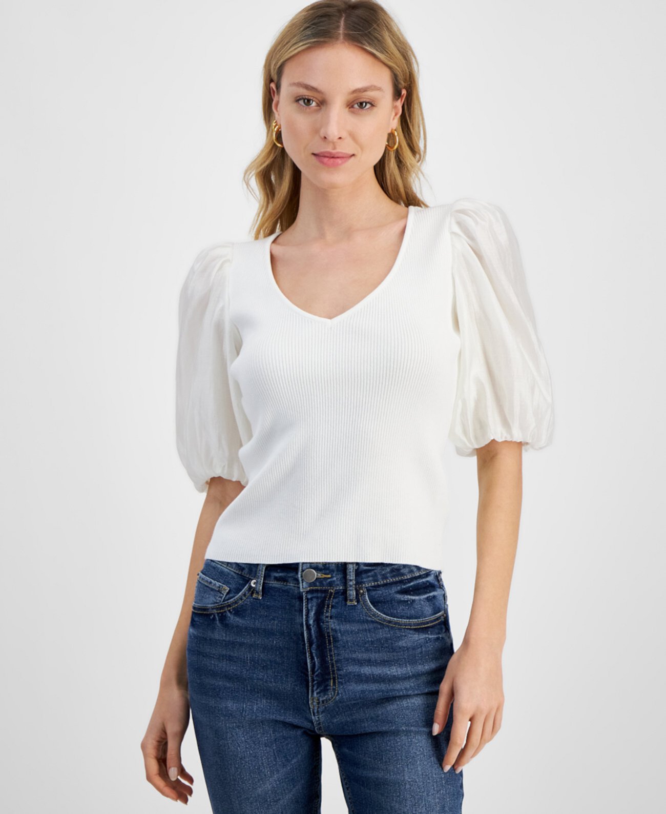 Women's Barra Mixed-Media Top Lucy Paris