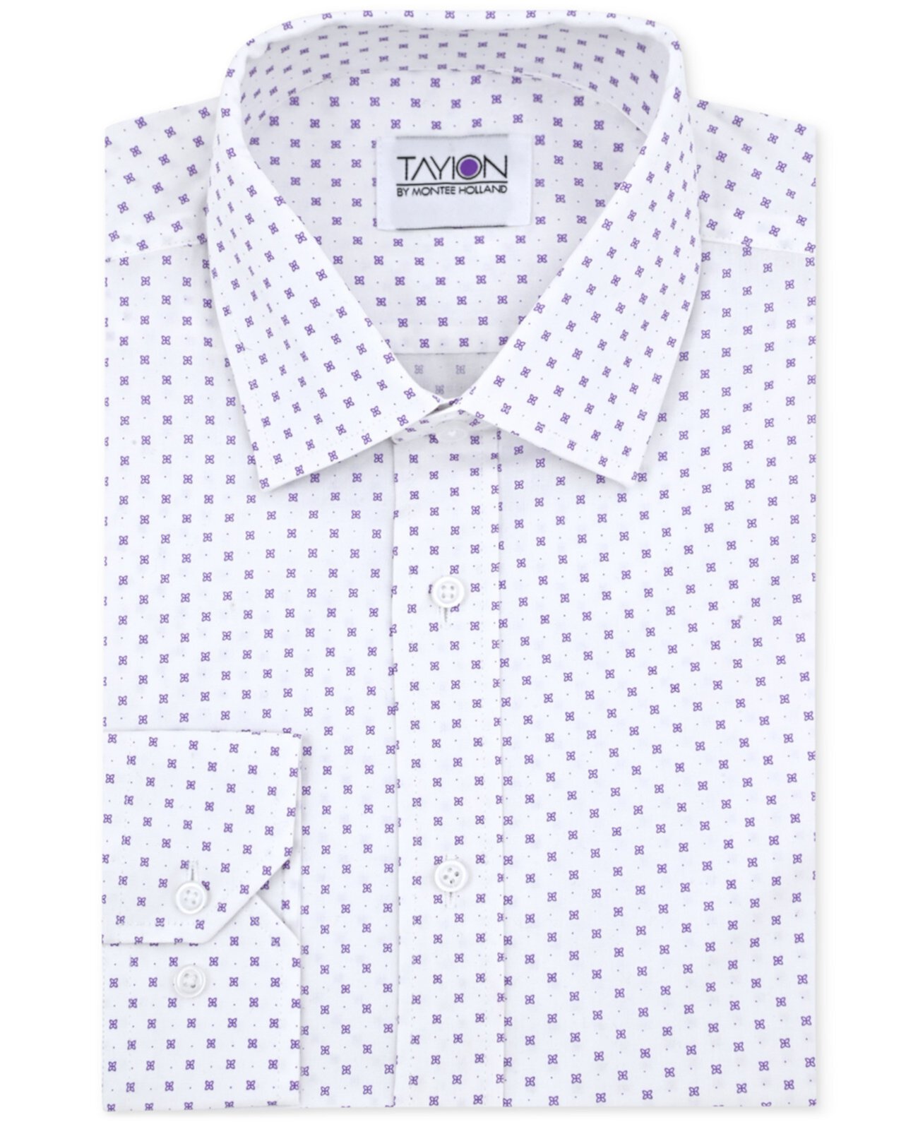 Men's Geo-Print Dress Shirt Tayion Collection