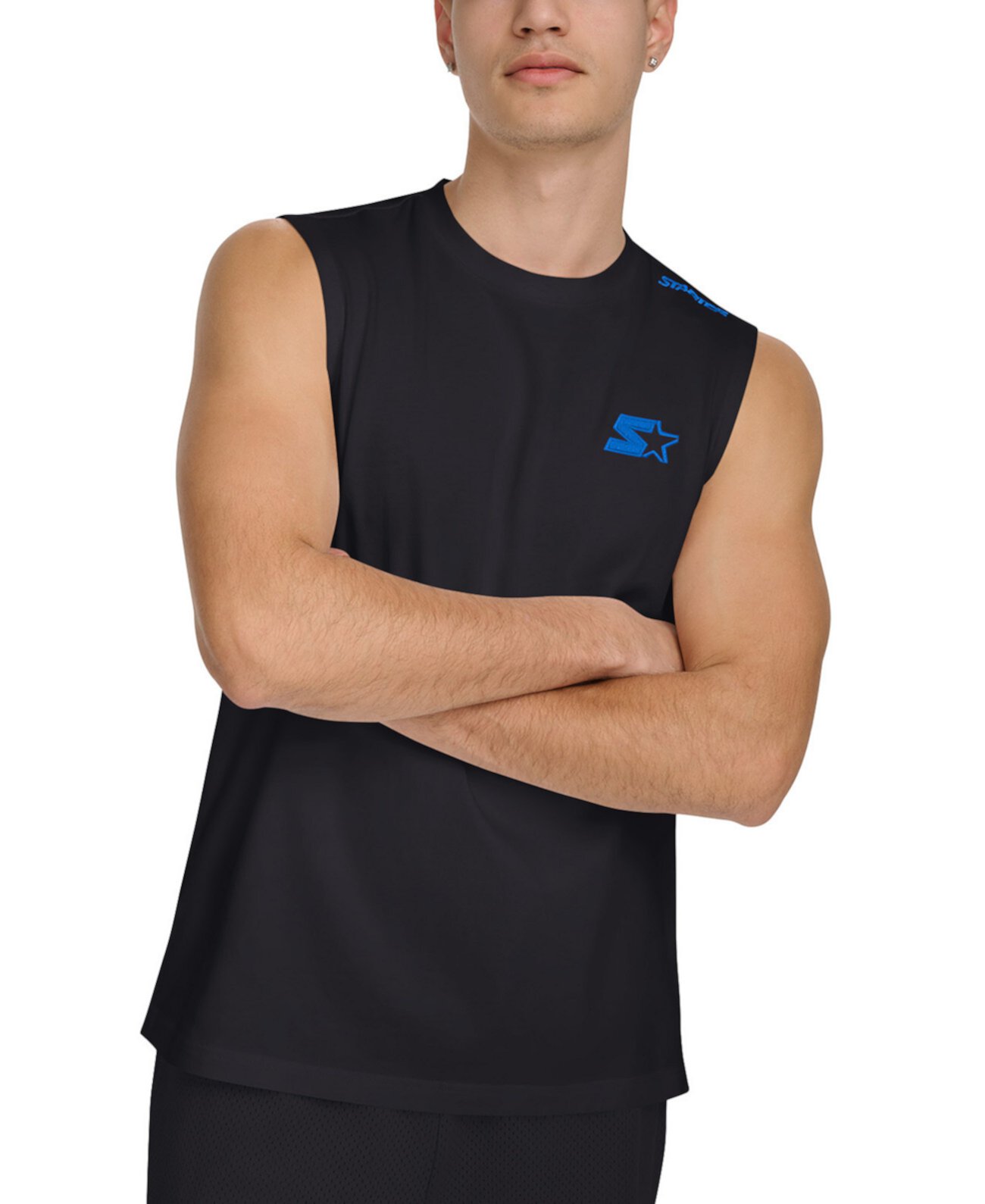 Мужская Футболка Starter Regular-Fit Logo Graphic Sleeveless Starter