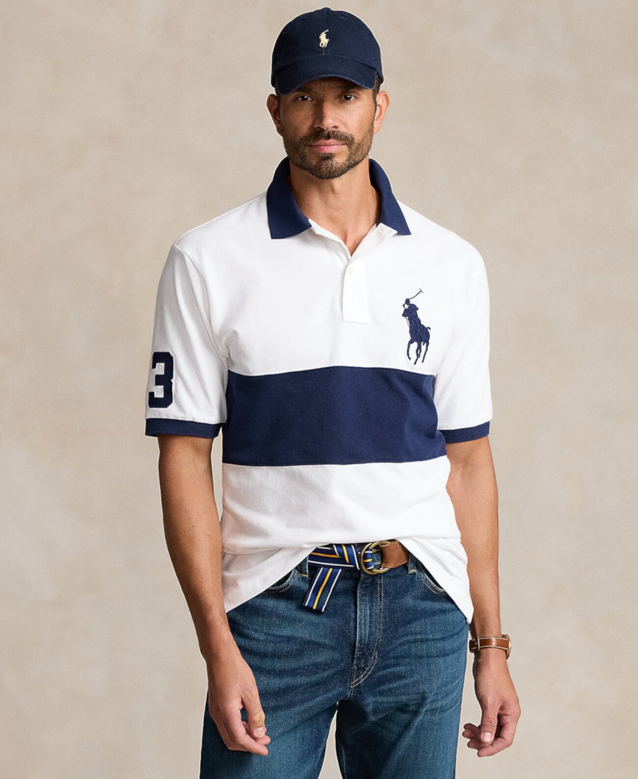 Мужская Повседневная рубашка Polo Ralph Lauren Поло с коротким рукавом Big & Tall Polo Ralph Lauren