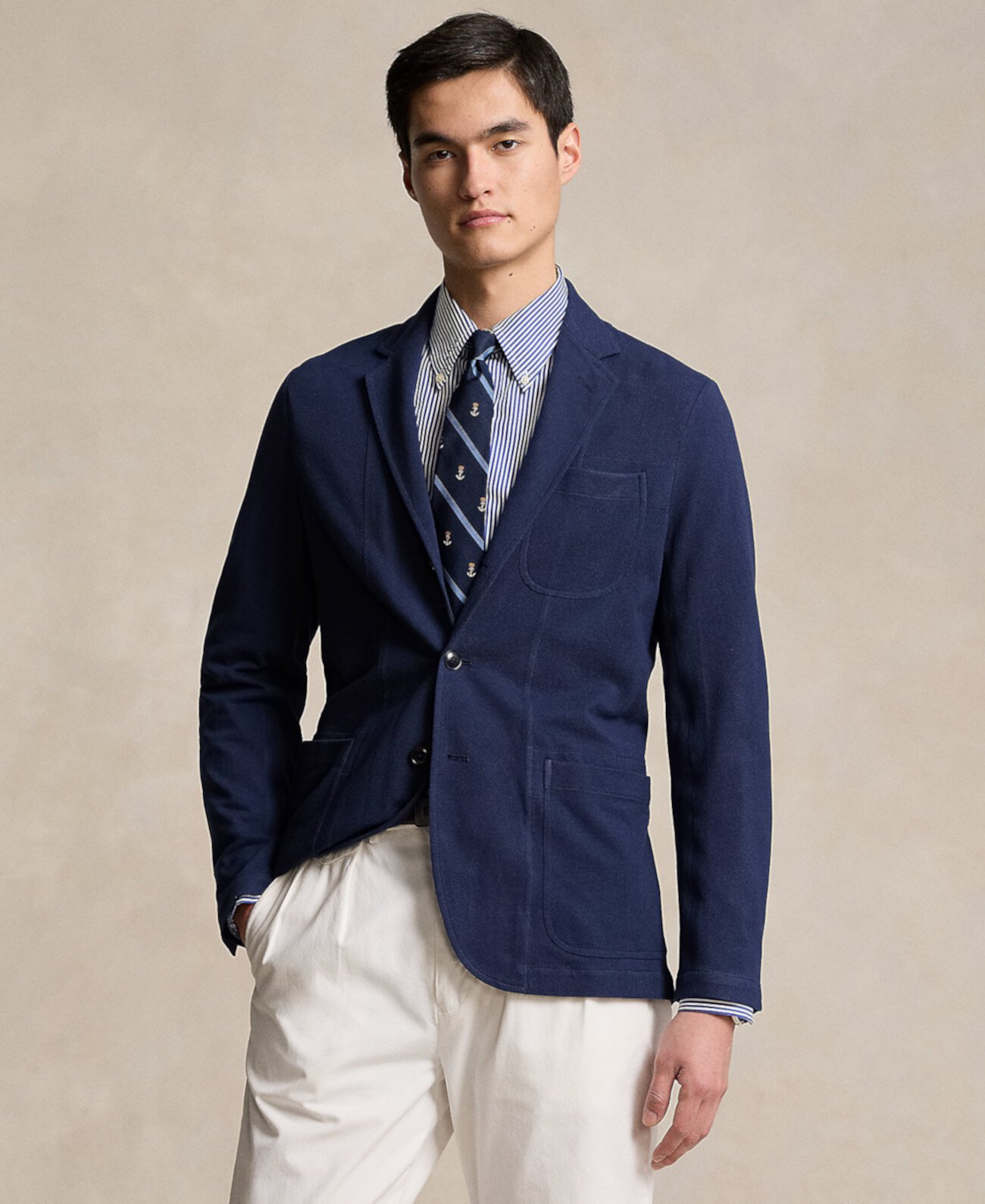 Men's Modern Fit Mesh Blazer Polo Ralph Lauren