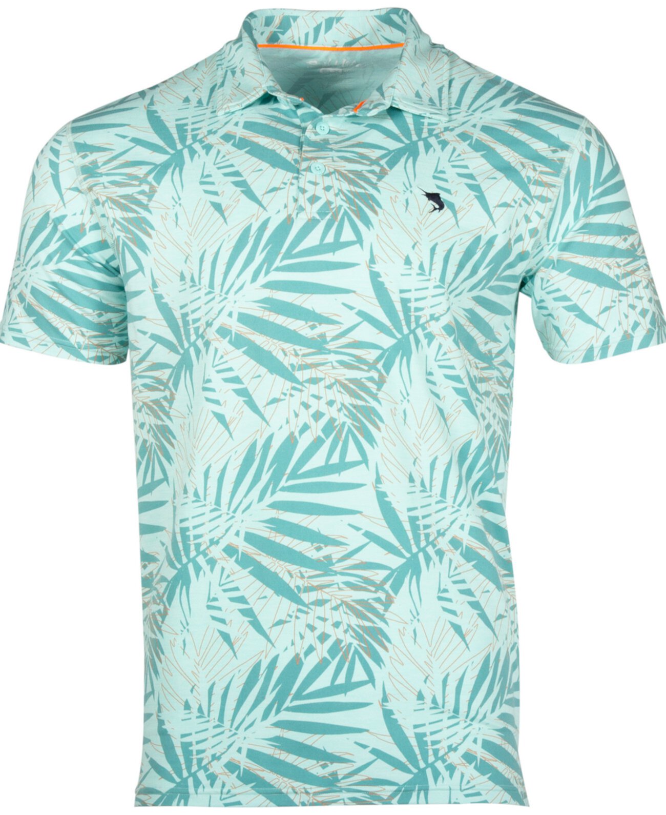 Мужская футболка-поло Salt Life с короткими рукавами и принтом Jungle Vibes Palm Salt Life