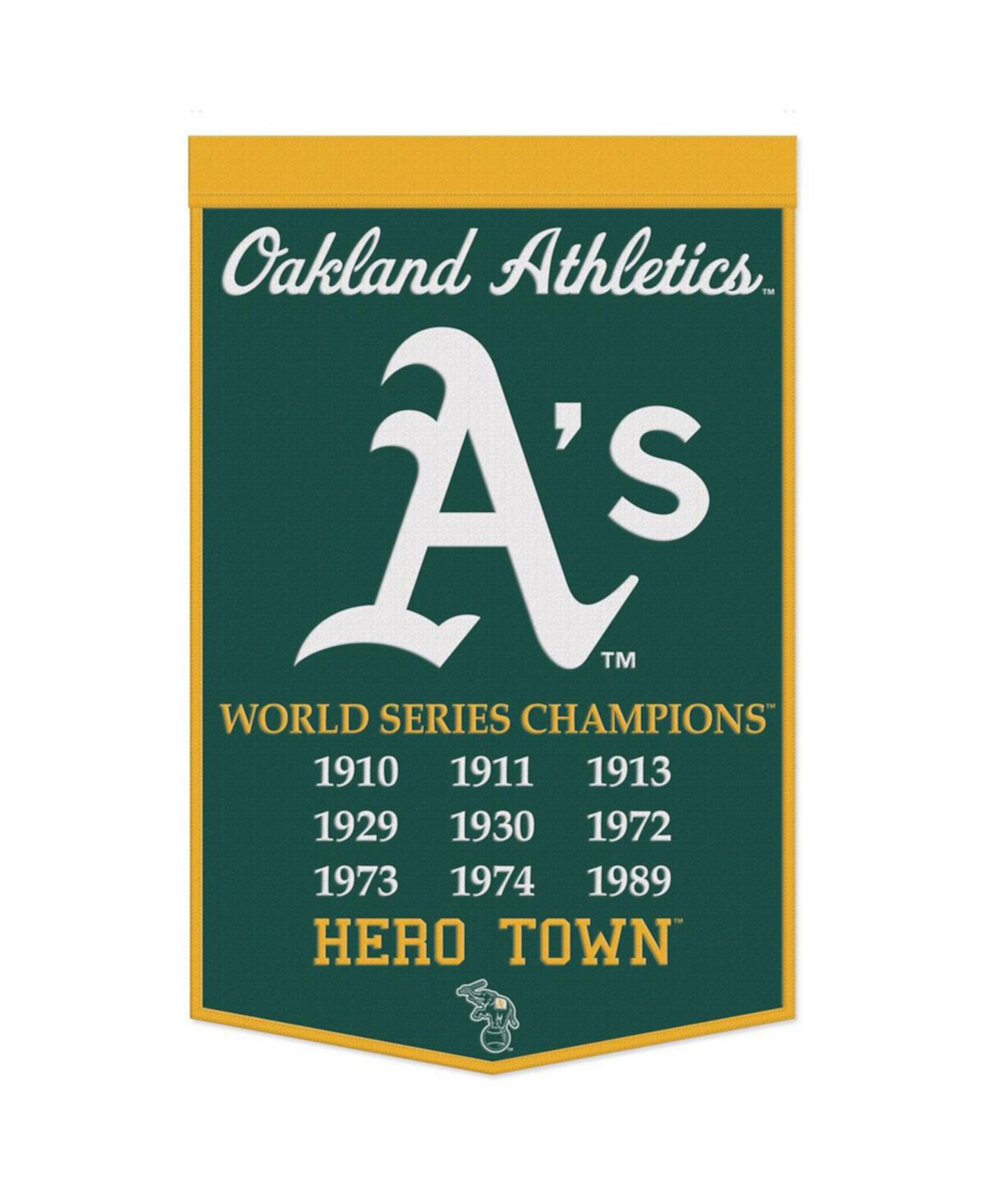 Oakland Athletics 24" x 38" Championship Banner Wincraft