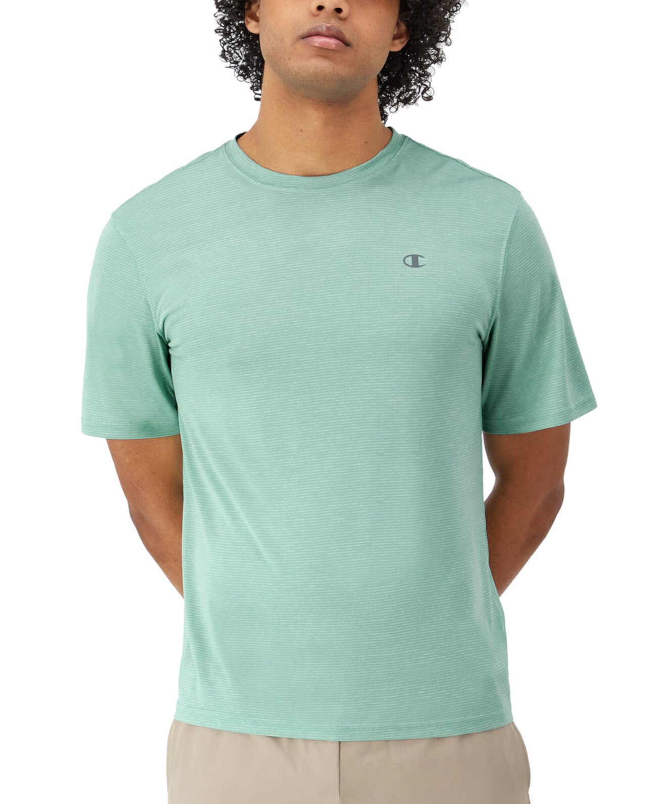 Men's Standard-Fit Stripe Performance T-Shirt Champion