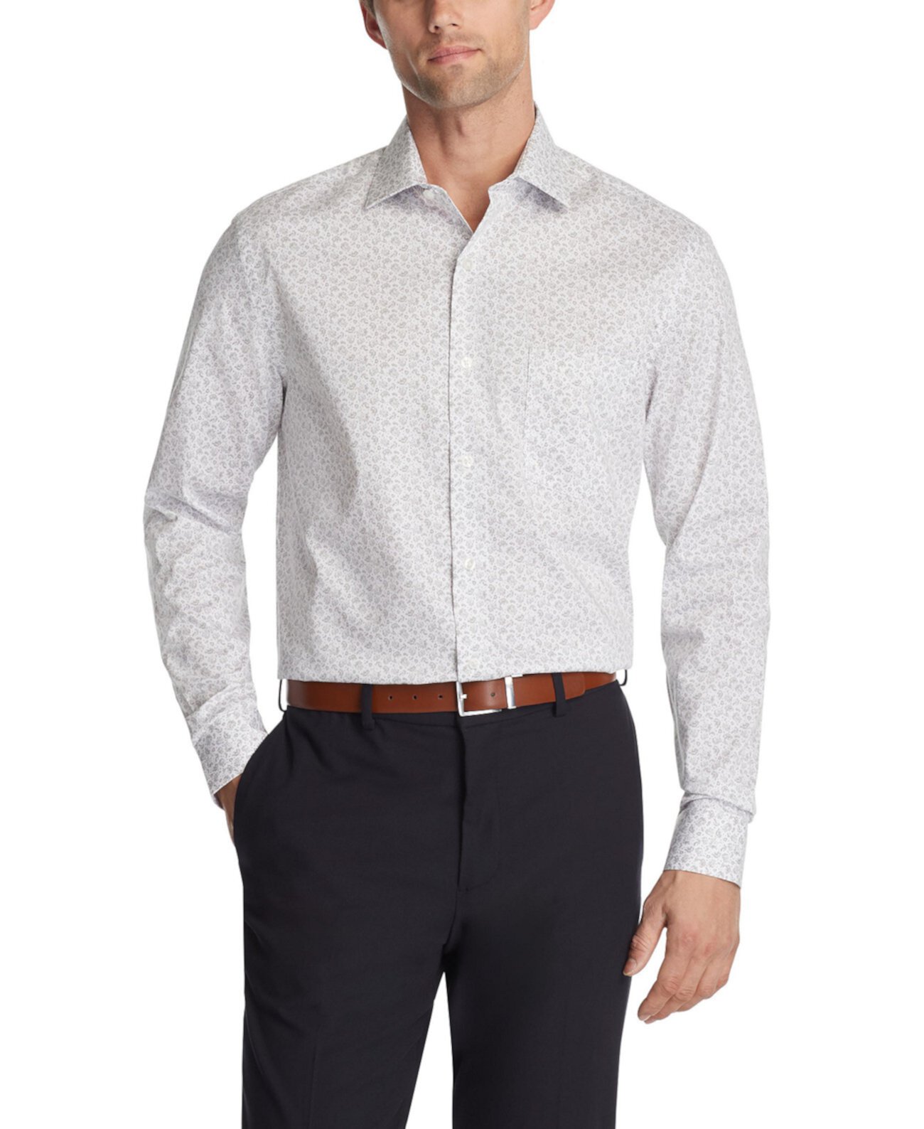 Мужская Классическая рубашка Van Heusen Stain Shield Van Heusen