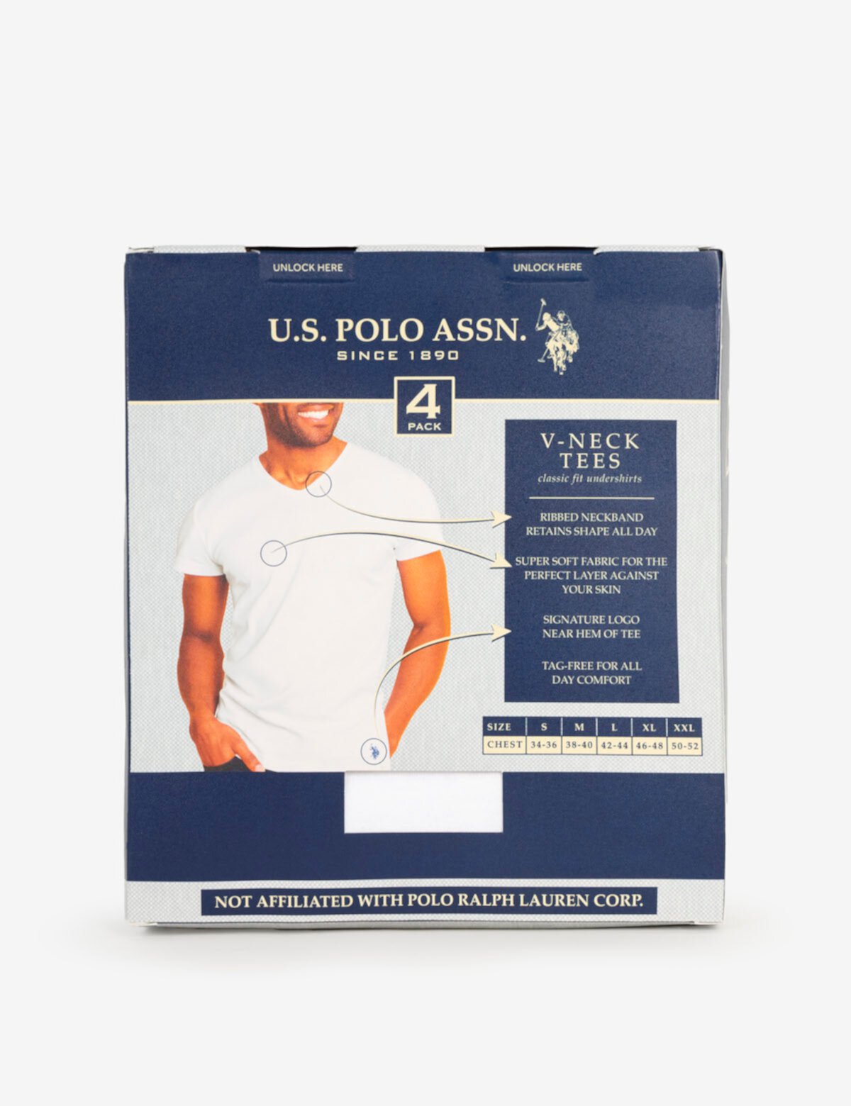 Мужские Футболки U.S. POLO ASSN. 4 PACK U.S. POLO ASSN.