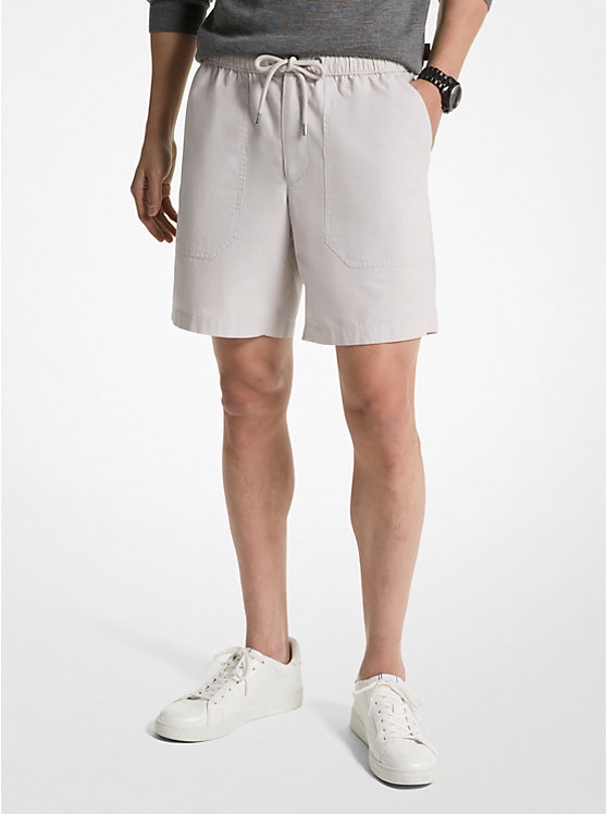 Cotton Drawstring Shorts Michael Kors Mens