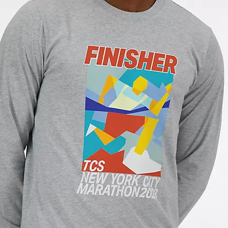 NYC Marathon Finisher Graphic Long Sleeve New Balance