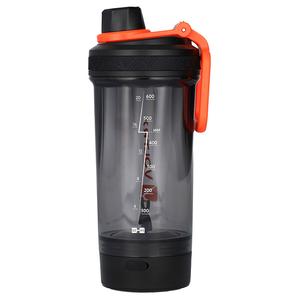 Gallium, Electric Shaker Bottle, Orange, 24 oz (700 ml) Voltrx