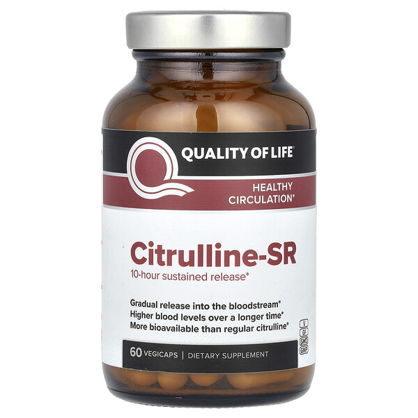 Citrulline-DR, 60 Vegicaps Quality of Life Labs