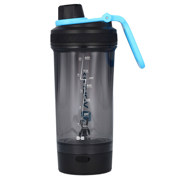 Gallium, Electric Shaker Bottle, Everest Blue, 24 oz (700 ml) Voltrx