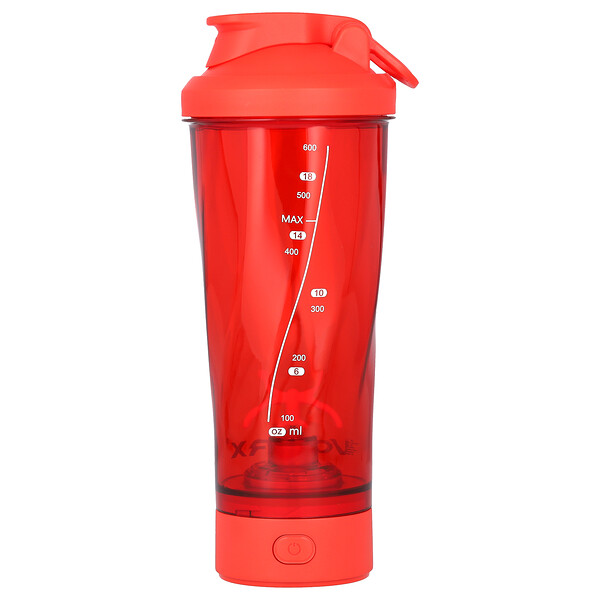 VortexBoost, Electric Shaker Bottle, Red, 24 oz (700 ml) Voltrx