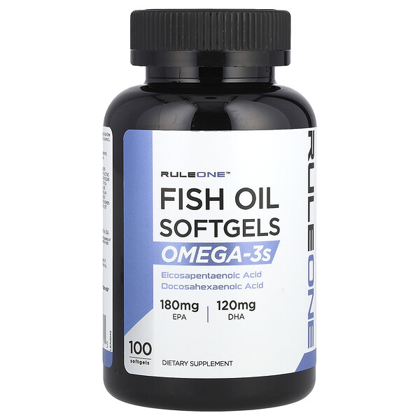 Fish Oil, Omega-3s, 100 Softgels Rule One Proteins