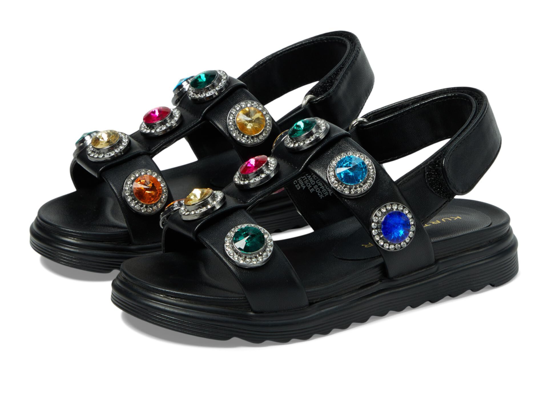 Mini Orson Crystal Sandal (Little Kids/Big Kids) Kurt Geiger London