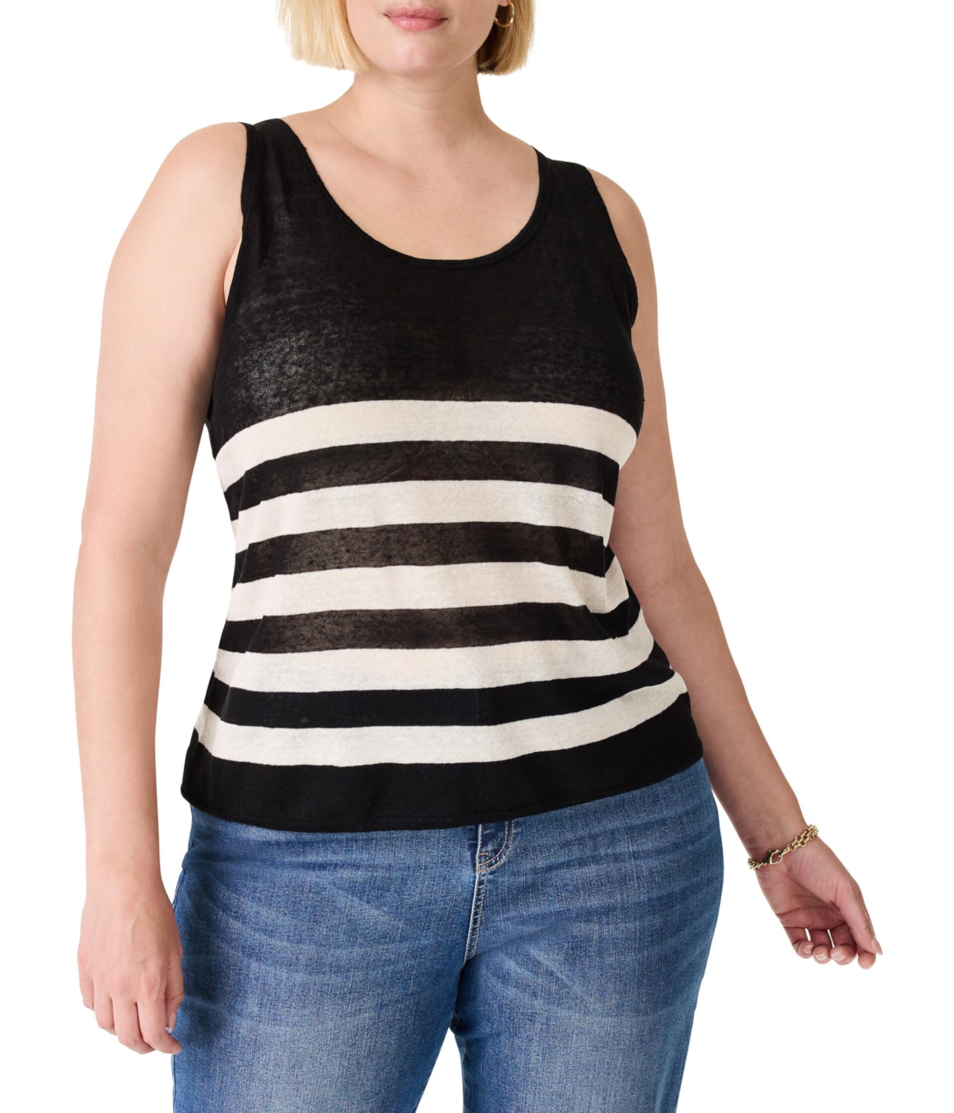 Женская Майка NIC+ZOE Featherweight Striped Tank NIC+ZOE