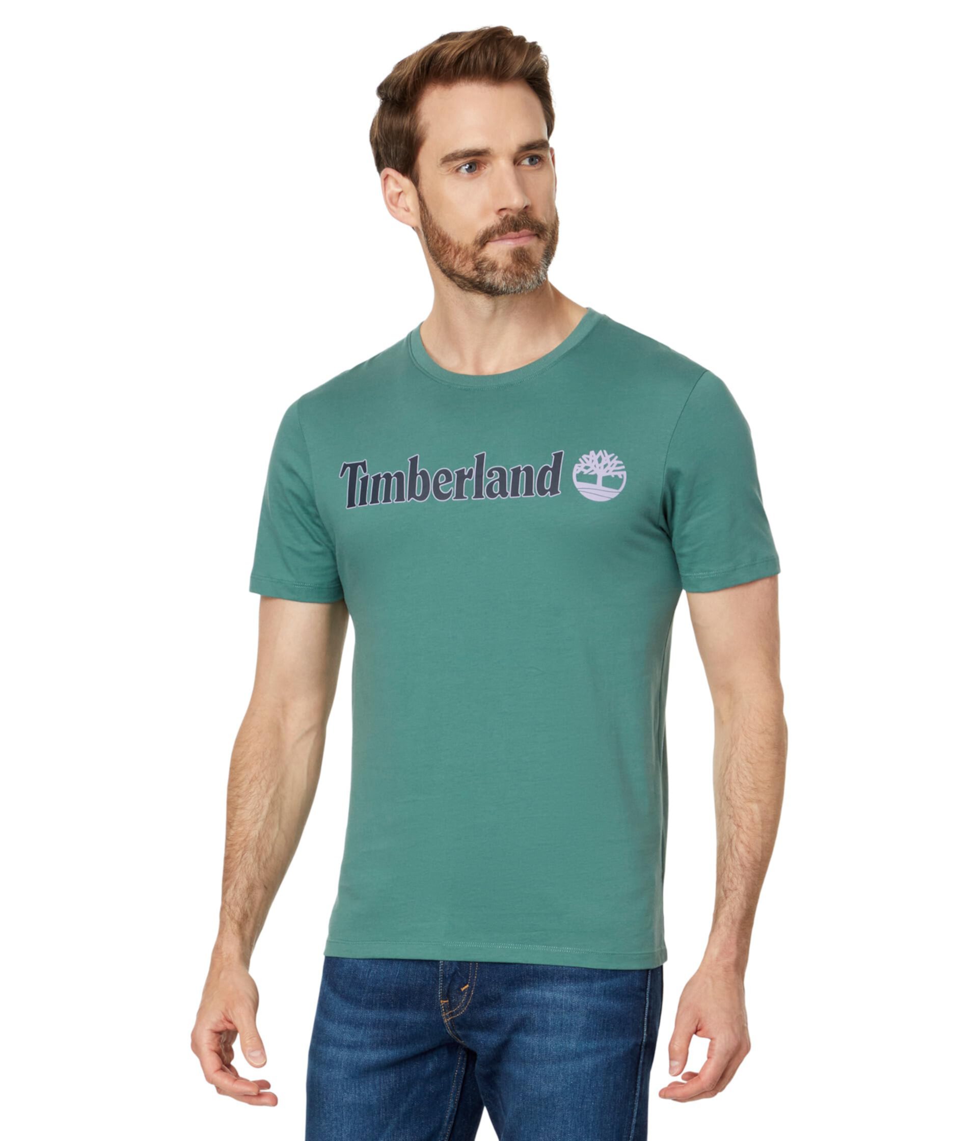 Linear Logo Short Sleeve Tee Timberland