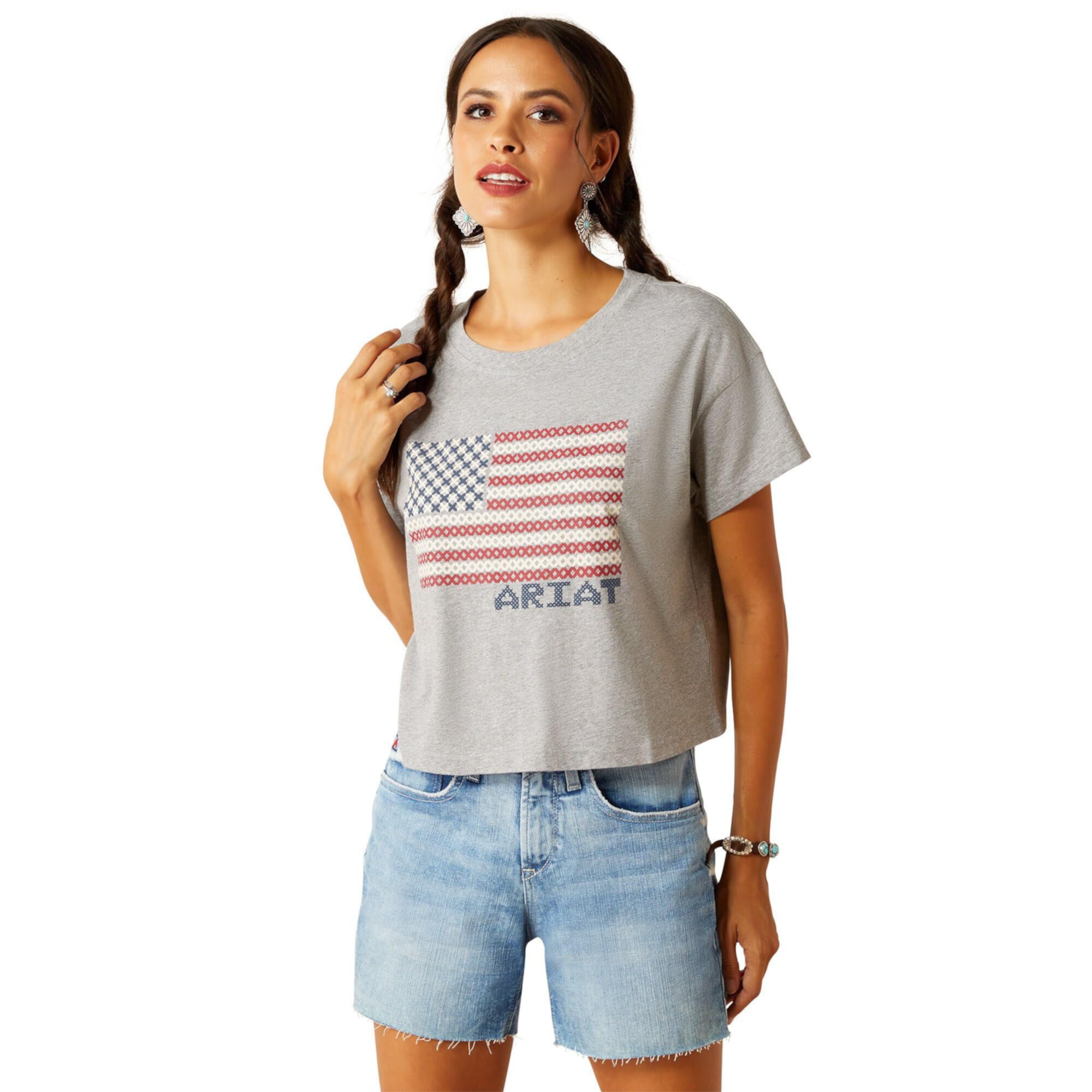 Homespun Flag T-Shirt Ariat