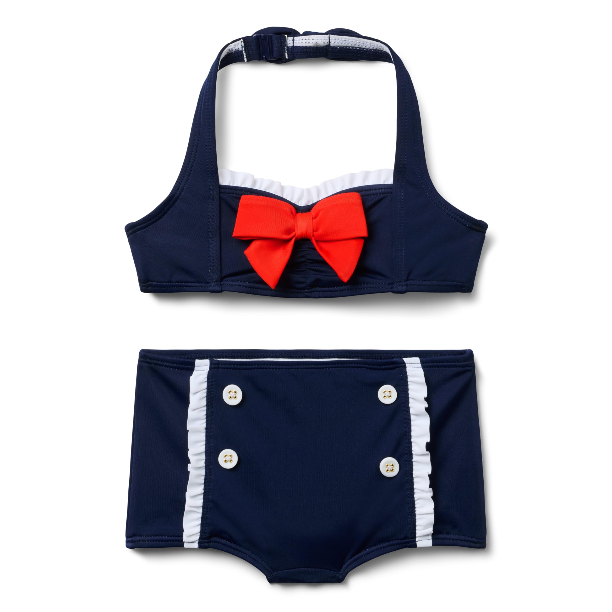 Girls Retro Americana Two Piece Swimsuit (Toddler/Little Kid/Big Kid) Janie and Jack