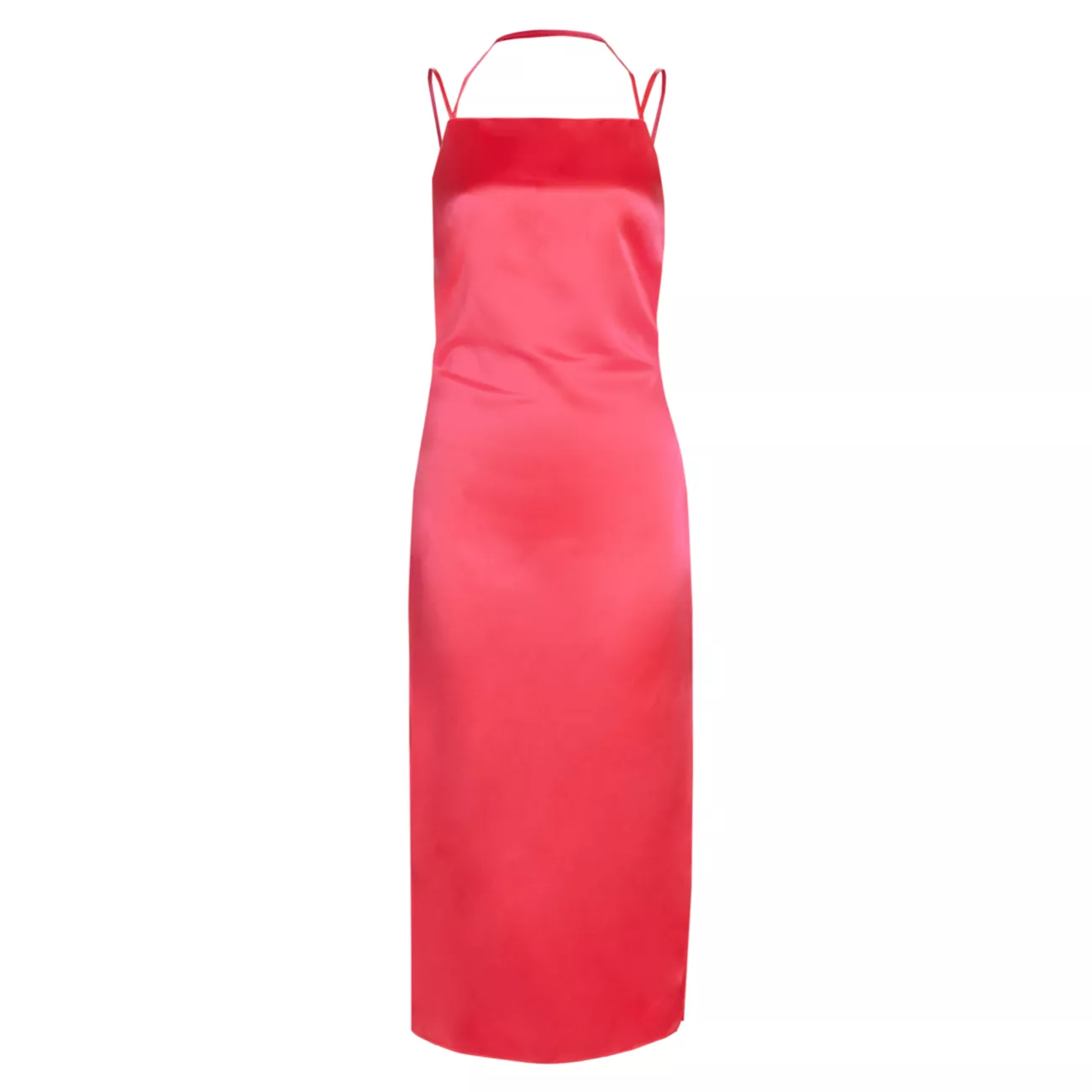 Amiyah Silk Slip Midi-Dress Amanda Uprichard